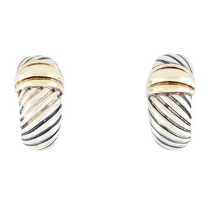 David Yurman French clip shrimp earrings.